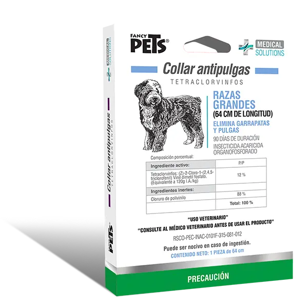 MS Collar Antipulgas P/Razas Grandes (64 CM)