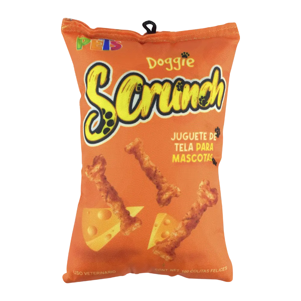 Juguete de Tela Doggie Scrunch Queso