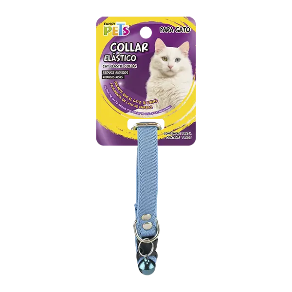 Collar Elástico C/Cascabel P/Gato