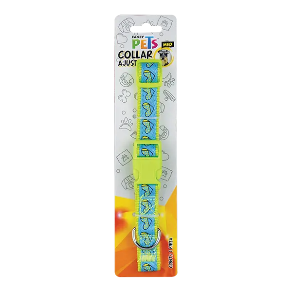 Collar Med de Nylon C/Liston Bordado