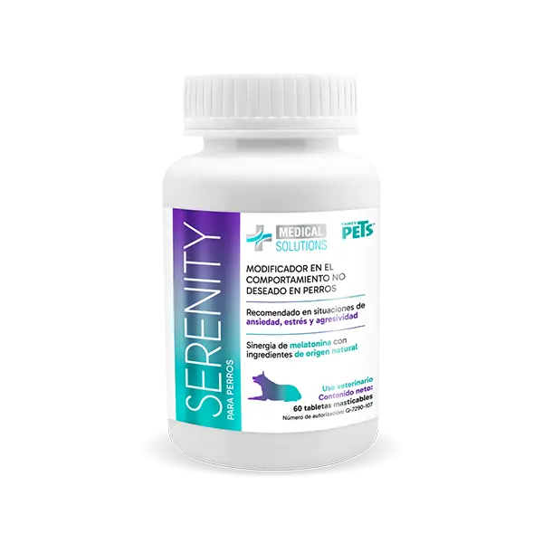 MS Serenity Tabletas Masticables P/Perros 60 TAB.