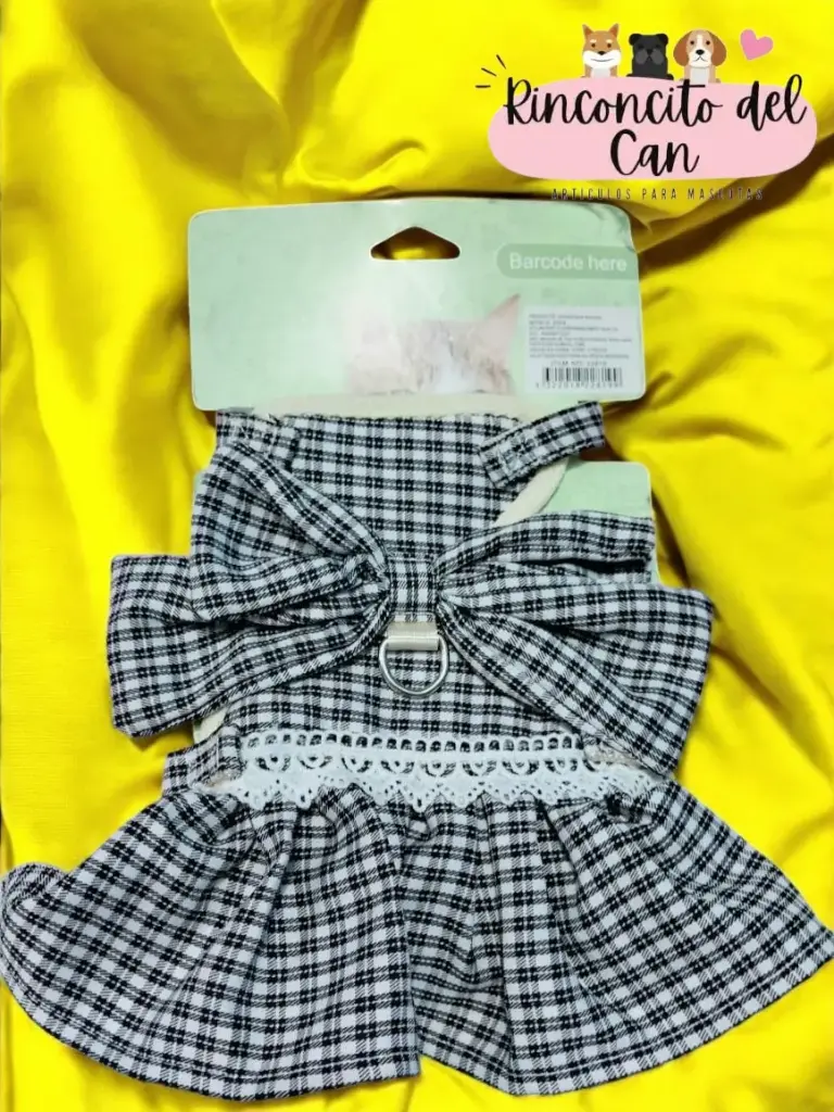 Pechera para Gato Vestido