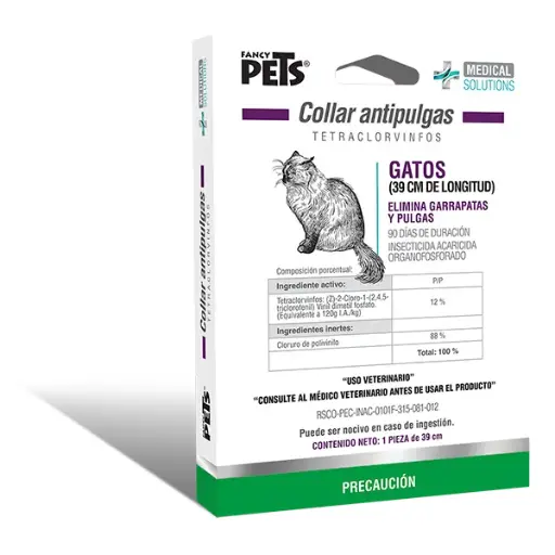[FL3601] MS Collar Antipulgas P/Gato (39 CM)