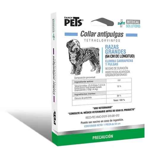 [FL3604] MS Collar Antipulgas P/Razas Grandes (64 CM)