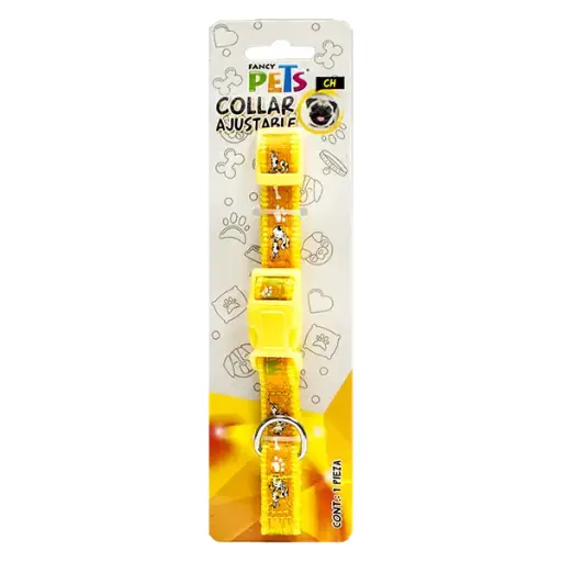 [FL8706] Collar Ch de Nylon C/Liston Bordado