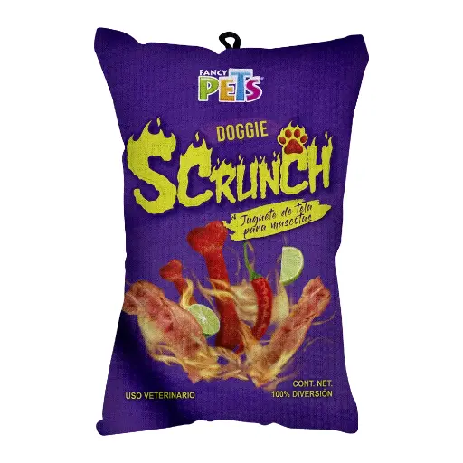 [FL8275] Juguete de Tela Doggie Scrunch Fuego