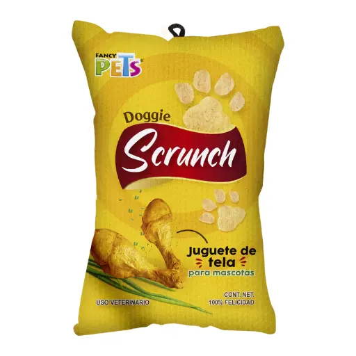 [FL8276] Juguete de Tela Doggie Scrunch Pollo