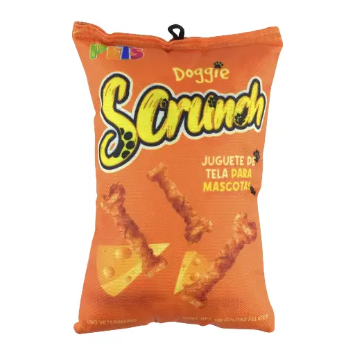 [FL8277] Juguete de Tela Doggie Scrunch Queso