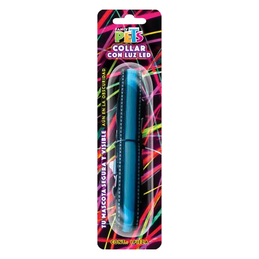 [FL8551] Collar Led Bandas Reflejantes Ch.