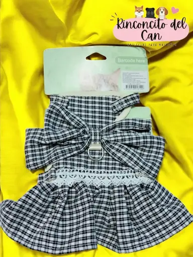 Pechera para Gato Vestido