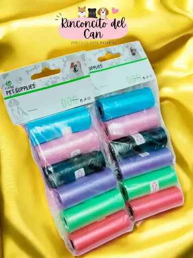 Paquete de 6 Bolsas para Heces