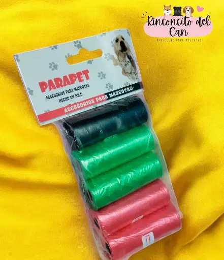 Paquete de 4 Bolsas para Heces