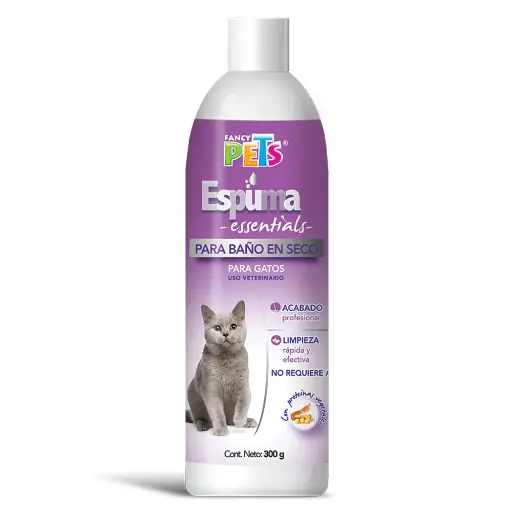 [FL3854] Espuma P/Baño en Seco P/Gatos Essentials 300 G.